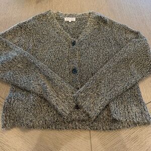 Bella Dahl Charcoal Knit Cardigan